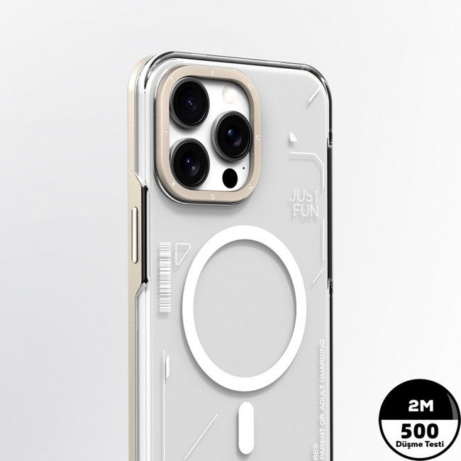 Apple iPhone 16 Pro Max Kılıf Magsafe Şarj Özellikli Çıkarılabilir Arka Yüzeyli Youngkit Mecha Kapak Apple iPhone 16 Pro Max Kılıf Magsafe Şarj Özellikli Çıkarılabilir Arka Yüzeyli Youngkit Mecha Kapak