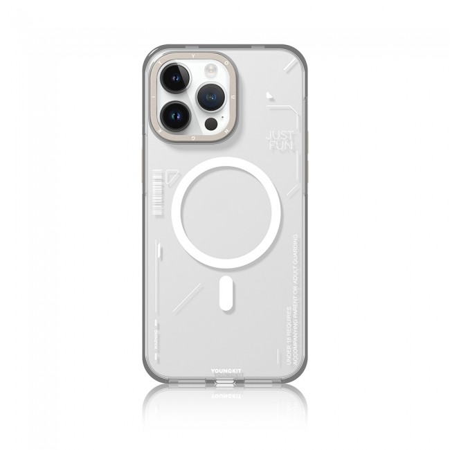 Apple iPhone 16 Pro Max Kılıf Magsafe Şarj Özellikli Çıkarılabilir Arka Yüzeyli Youngkit Mecha Kapak Apple iPhone 16 Pro Max Kılıf Magsafe Şarj Özellikli Çıkarılabilir Arka Yüzeyli Youngkit Mecha Kapak
