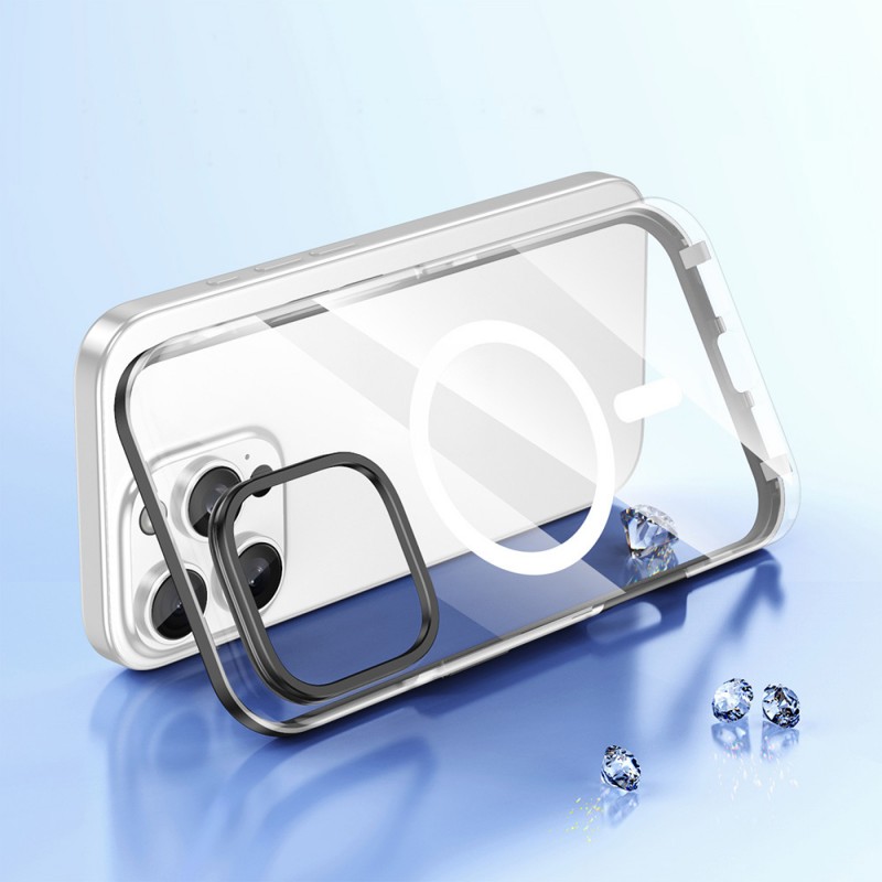 Bal-z Apple iPhone 16 Pro Max Kılıf M-safe Şarj Özellikli Çıkarılabilir Arka Yüzeyli Zore Polar Kapak