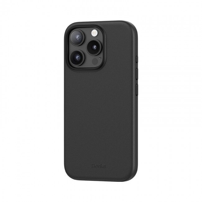 Apple iPhone 16 Pro Max Kılıf Magsafe Şarj Özellikli Çizilmeye Dayanıklı Benks VitaPro Serisi PU Deri Kapak Apple iPhone 16 Pro Max Kılıf Magsafe Şarj Özellikli Çizilmeye Dayanıklı Benks VitaPro Serisi PU Deri Kapak
