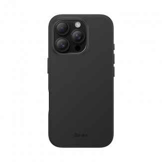 Apple iPhone 16 Pro Max Kılıf M-safe Şarj Özellikli Çizilmeye Dayanıklı Benks VitaPro Serisi PU Deri Kapak Apple iPhone 16 Pro Max Kılıf M-safe Şarj Özellikli Çizilmeye Dayanıklı Benks VitaPro Serisi PU Deri Kapak
