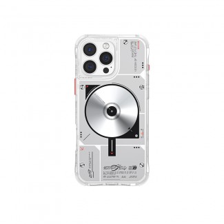 Apple iPhone 16 Pro Max Kılıf M-safe Şarj Özellikli Disk Desenli Airbag Tasarımlı Skinarma Nova Kapak Apple iPhone 16 Pro Max Kılıf M-safe Şarj Özellikli Disk Desenli Airbag Tasarımlı Skinarma Nova Kapak