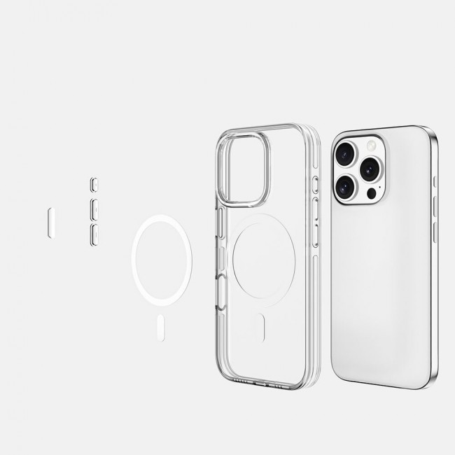 Apple iPhone 16 Pro Max Kılıf Magsafe Şarj Özellikli Kamera Korumalı Zore Kripto Kapak Apple iPhone 16 Pro Max Kılıf Magsafe Şarj Özellikli Kamera Korumalı Zore Kripto Kapak