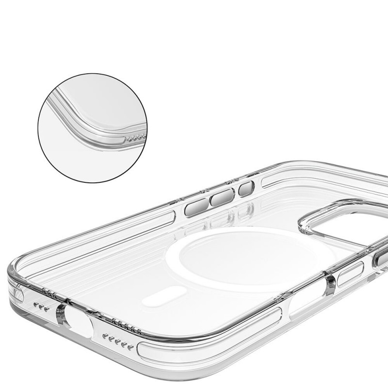 Bal-z Apple iPhone 16 Pro Max Kılıf M-safe Şarj Özellikli Kamera Korumalı Zore Kripto Kapak