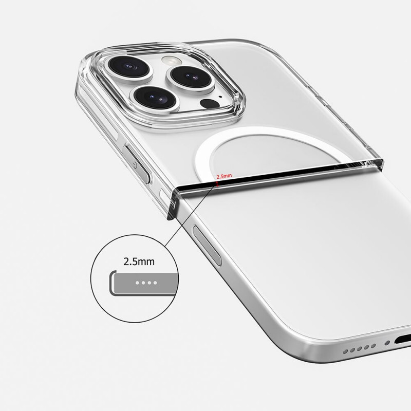 Bal-z Apple iPhone 16 Pro Max Kılıf M-safe Şarj Özellikli Kamera Korumalı Zore Kripto Kapak