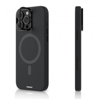 Apple iPhone 16 Pro Max Kılıf M-safe Şarj Özellikli Kamera Standlı Youngkit Bitty Cream Kapak Apple iPhone 16 Pro Max Kılıf M-safe Şarj Özellikli Kamera Standlı Youngkit Bitty Cream Kapak
