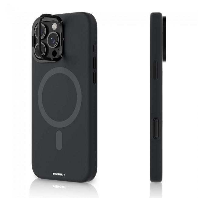 Apple iPhone 16 Pro Max Kılıf Magsafe Şarj Özellikli Kamera Standlı Youngkit Bitty Cream Kapak Apple iPhone 16 Pro Max Kılıf Magsafe Şarj Özellikli Kamera Standlı Youngkit Bitty Cream Kapak