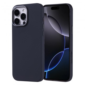 Apple iPhone 16 Pro Max Kılıf M-safe Şarj Özellikli Karbon Fiber Görünümlü Zore Nekst Kapak Apple iPhone 16 Pro Max Kılıf M-safe Şarj Özellikli Karbon Fiber Görünümlü Zore Nekst Kapak