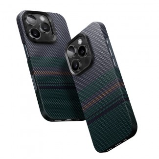 Apple iPhone 16 Pro Max Kılıf M-safe Şarj Özellikli Karbon Fiber Tasarımlı Benks Aurora ArmorAir Kevlar Kapak Apple iPhone 16 Pro Max Kılıf M-safe Şarj Özellikli Karbon Fiber Tasarımlı Benks Aurora ArmorAir Kevlar Kapak