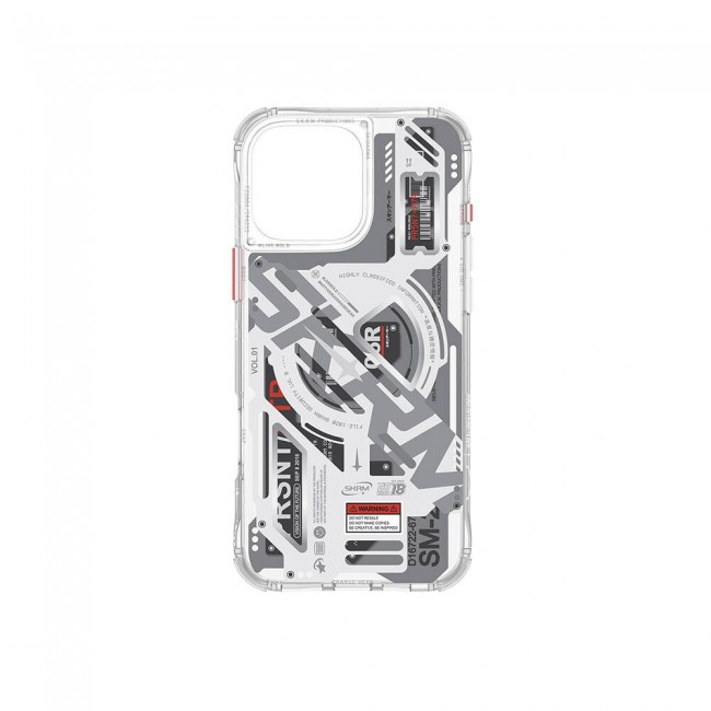Apple iPhone 16 Pro Max Kılıf Magsafe Şarj Özellikli Katmanlı Makine Temalı SkinArma Ekho Kapak Apple iPhone 16 Pro Max Kılıf Magsafe Şarj Özellikli Katmanlı Makine Temalı SkinArma Ekho Kapak