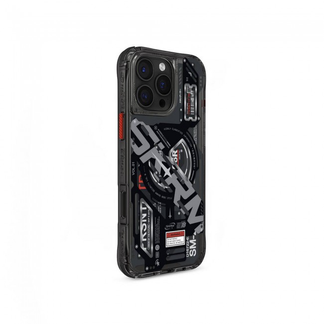 Apple iPhone 16 Pro Max Kılıf Magsafe Şarj Özellikli Katmanlı Makine Temalı SkinArma Ekho Kapak Apple iPhone 16 Pro Max Kılıf Magsafe Şarj Özellikli Katmanlı Makine Temalı SkinArma Ekho Kapak