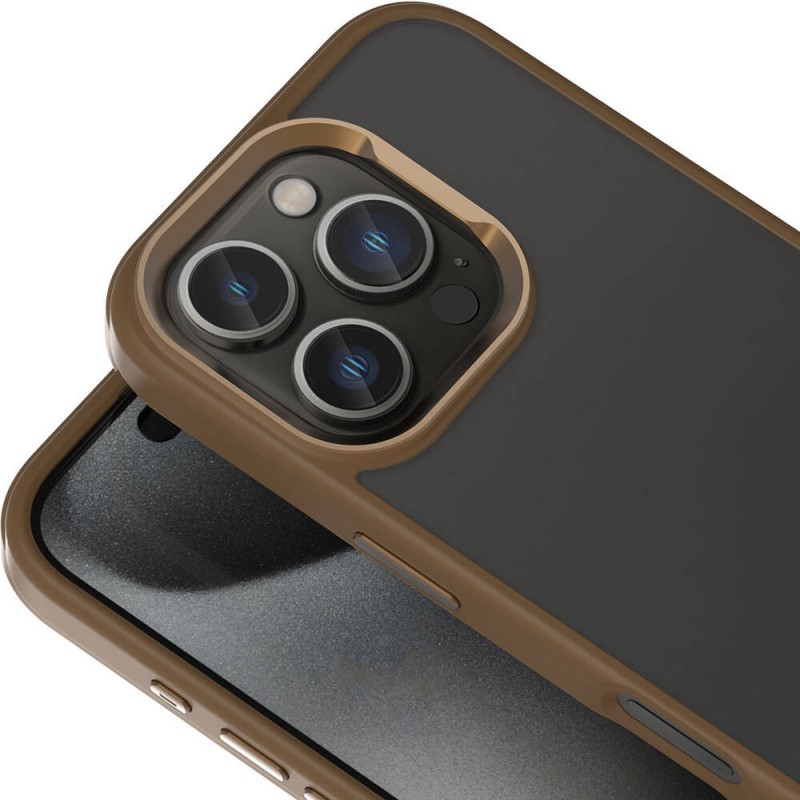 Bal-z Apple iPhone 16 Pro Max Kılıf M-safe Şarj Özellikli Parlak Kamera Çerçeveli Zore Kost Kapak