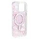 Apple iPhone 16 Pro Max Kılıf Magsafe Şarj Özellikli Parlak Kumlu Sıvılı Youngkit Pink Dream Quicksand Serisi Kapak Apple iPhone 16 Pro Max Kılıf Magsafe Şarj Özellikli Parlak Kumlu Sıvılı Youngkit Pink Dream Quicksand Serisi Kapak