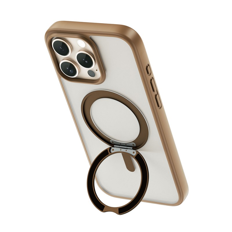 Bal-z Apple iPhone 16 Pro Max Kılıf M-safe Şarj Özellikli Parmak İzi Bırakmayan Wiwu FGG-202 Armor Ultra Serisi Kapak