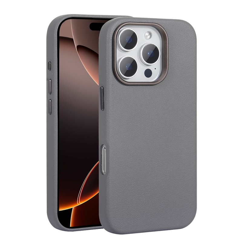 Bal-z Apple iPhone 16 Pro Max Kılıf M-safe Şarj Özellikli PU Deri  Adora Kapak