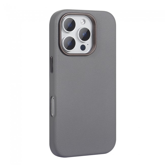 Apple iPhone 16 Pro Max Kılıf Magsafe Şarj Özellikli PU Deri Zore Adora Kapak Apple iPhone 16 Pro Max Kılıf Magsafe Şarj Özellikli PU Deri Zore Adora Kapak