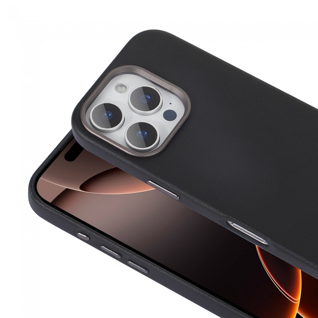 Apple iPhone 16 Pro Max Kılıf Magsafe Şarj Özellikli PU Deri Zore Adora Kapak Apple iPhone 16 Pro Max Kılıf Magsafe Şarj Özellikli PU Deri Zore Adora Kapak