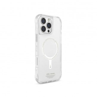 Apple iPhone 16 Pro Max Kılıf M-safe Şarj Özellikli Şeffaf Airbag Tasarımlı Skinarma Saido Nightglow Kapak Apple iPhone 16 Pro Max Kılıf M-safe Şarj Özellikli Şeffaf Airbag Tasarımlı Skinarma Saido Nightglow Kapak