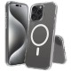 Apple iPhone 16 Pro Max Kılıf Magsafe Şarj Özellikli Şeffaf Sert PC Zore Embos Kapak Apple iPhone 16 Pro Max Kılıf Magsafe Şarj Özellikli Şeffaf Sert PC Zore Embos Kapak
