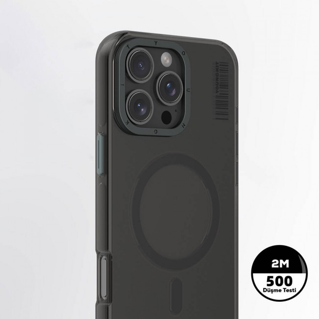 Apple iPhone 16 Pro Max Kılıf Magsafe Şarj Özellikli Şeffaf Youngkit Crystal Shield Serisi Kapak Apple iPhone 16 Pro Max Kılıf Magsafe Şarj Özellikli Şeffaf Youngkit Crystal Shield Serisi Kapak