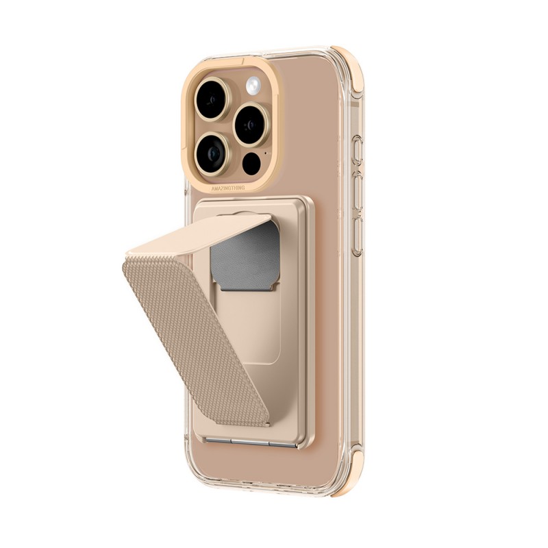 Bal-z Apple iPhone 16 Pro Max Kılıf M-safe Şarj Özellikli Standlı Set Amazingthing Omni Adventure Serisi Kapak