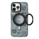 Apple iPhone 16 Pro Max Kılıf Magsafe Şarj Özellikli Youngkit 360° Standlı Technology Serisi Kapak