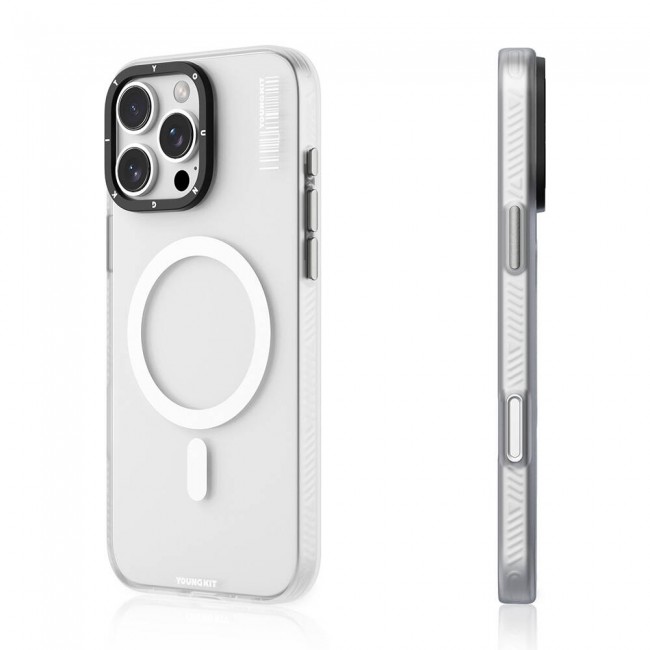 Apple iPhone 16 Pro Max Kılıf Magsafe Şarj Özellikli Youngkit Hidden Sand Serisi Kapak Apple iPhone 16 Pro Max Kılıf Magsafe Şarj Özellikli Youngkit Hidden Sand Serisi Kapak