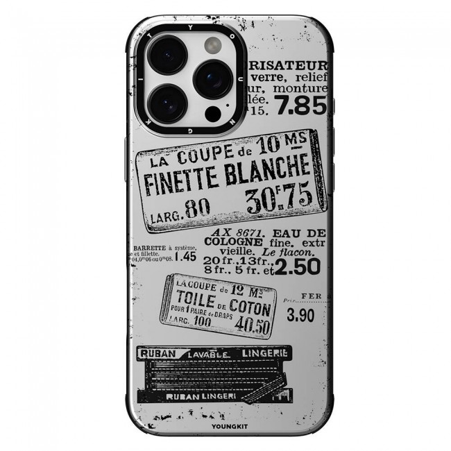 Apple iPhone 16 Pro Max Kılıf Magsafe Şarj Özellikli Youngkit Literary Serisi Retro Magz Kapak Apple iPhone 16 Pro Max Kılıf Magsafe Şarj Özellikli Youngkit Literary Serisi Retro Magz Kapak