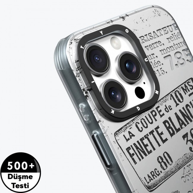 Apple iPhone 16 Pro Max Kılıf Magsafe Şarj Özellikli Youngkit Literary Serisi Retro Magz Kapak Apple iPhone 16 Pro Max Kılıf Magsafe Şarj Özellikli Youngkit Literary Serisi Retro Magz Kapak