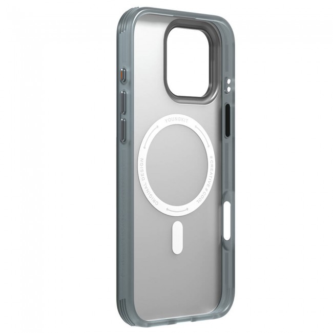 Apple iPhone 16 Pro Max Kılıf Magsafe Şarj Özellikli Youngkit Literary Serisi Retro Magz Kapak Apple iPhone 16 Pro Max Kılıf Magsafe Şarj Özellikli Youngkit Literary Serisi Retro Magz Kapak