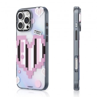 Apple iPhone 16 Pro Max Kılıf M-safe Şarj Özellikli Youngkit Love Serisi Kapak Apple iPhone 16 Pro Max Kılıf M-safe Şarj Özellikli Youngkit Love Serisi Kapak