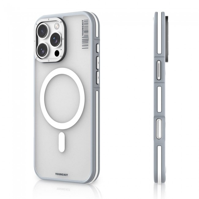 Apple iPhone 16 Pro Max Kılıf Magsafe Şarj Özellikli Youngkit Rock Sand Serisi Kapak Apple iPhone 16 Pro Max Kılıf Magsafe Şarj Özellikli Youngkit Rock Sand Serisi Kapak