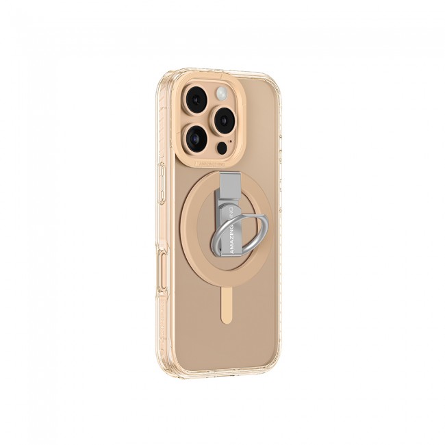 Apple iPhone 16 Pro Max Kılıf Magsafe Şarj Özellikli Yüzük Standlı Amazingthing Titan Pro Serisi Kapak Apple iPhone 16 Pro Max Kılıf Magsafe Şarj Özellikli Yüzük Standlı Amazingthing Titan Pro Serisi Kapak