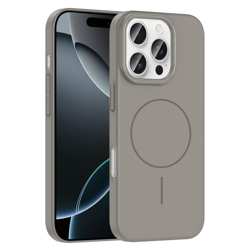 Bal-z Apple iPhone 16 Pro Max Kılıf M-safe Şarj Özellikli Zore Ruby Sert Kapak