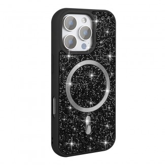 Apple iPhone 16 Pro Max Kılıf Pırlanta Tasarımlı M-safe Şarj Özellikli Zore Mozaik Silikon Kapak Apple iPhone 16 Pro Max Kılıf Pırlanta Tasarımlı M-safe Şarj Özellikli Zore Mozaik Silikon Kapak