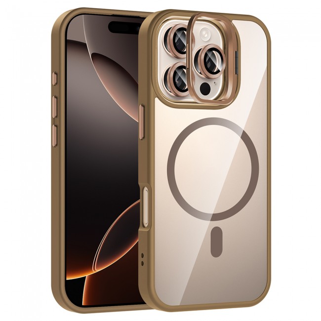 Apple iPhone 16 Pro Max Kılıf Standlı ve Kamera Lens Hediyeli M-Safe Şarj Özellikli Zore Etro Kapak Apple iPhone 16 Pro Max Kılıf Standlı ve Kamera Lens Hediyeli M-Safe Şarj Özellikli Zore Etro Kapak