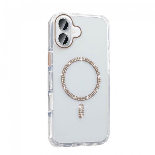 Apple iPhone 16 Pro Max Kılıf Taşlı Tasarım M-safe Şarj Özellikli Zore Koment Silikon Kapak Apple iPhone 16 Pro Max Kılıf Taşlı Tasarım M-safe Şarj Özellikli Zore Koment Silikon Kapak