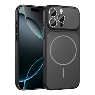 Apple iPhone 16 Pro Max Kılıf Zore M-Safe Şarj Özellikli Kamera Korumalı Formen Kapak Apple iPhone 16 Pro Max Kılıf Zore M-Safe Şarj Özellikli Kamera Korumalı Formen Kapak