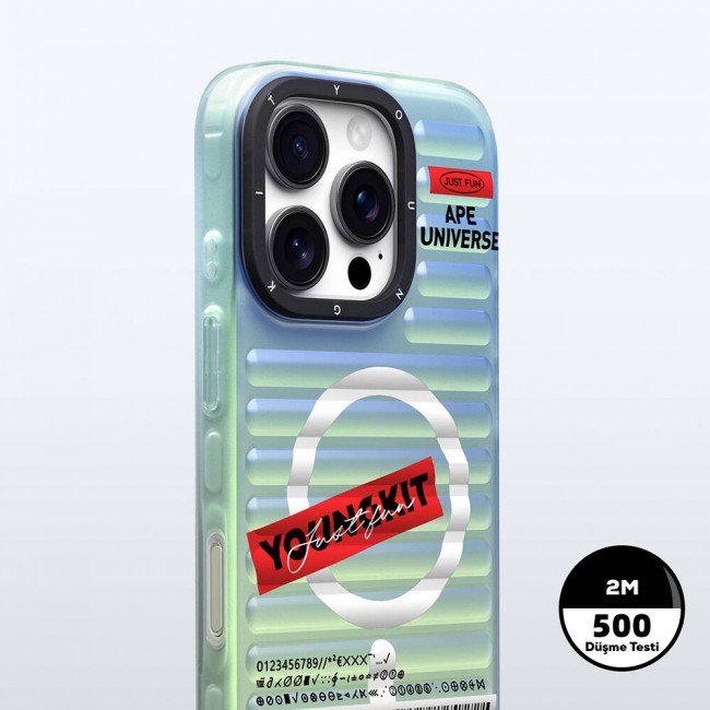 Apple iPhone 16 Pro Max Magsafe Şarj Özellikli Youngkit Chameleon Serisi Kapak Apple iPhone 16 Pro Max Magsafe Şarj Özellikli Youngkit Chameleon Serisi Kapak