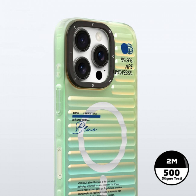 Apple iPhone 16 Pro Max Magsafe Şarj Özellikli Youngkit Chameleon Serisi Kapak Apple iPhone 16 Pro Max Magsafe Şarj Özellikli Youngkit Chameleon Serisi Kapak