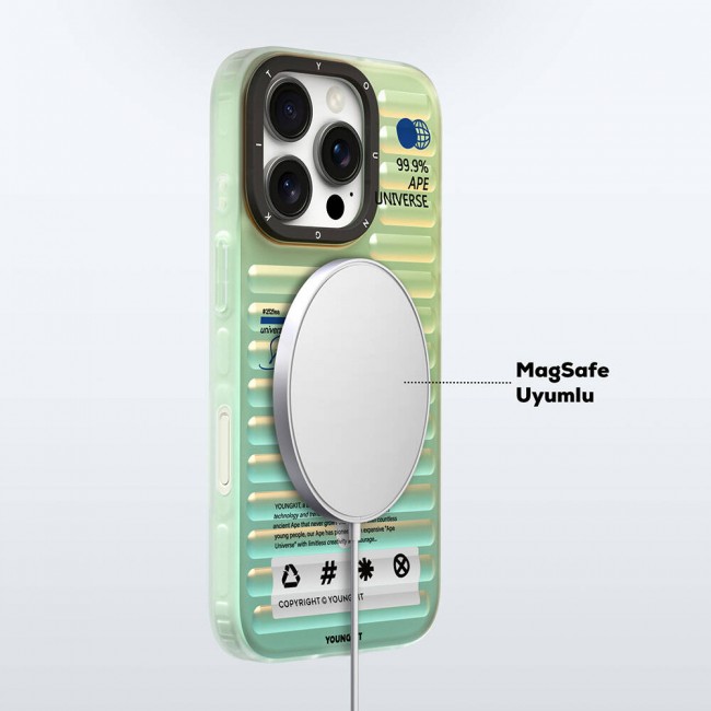 Apple iPhone 16 Pro Max Magsafe Şarj Özellikli Youngkit Chameleon Serisi Kapak Apple iPhone 16 Pro Max Magsafe Şarj Özellikli Youngkit Chameleon Serisi Kapak