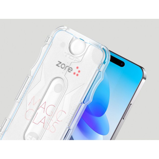 Apple iPhone 16 Pro Max Zore Kolay Uygulama Aparatlı 5D Magic Glass Cam Ekran Koruyucu Apple iPhone 16 Pro Max Zore Kolay Uygulama Aparatlı 5D Magic Glass Cam Ekran Koruyucu