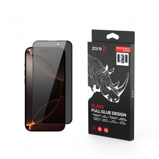 Apple iPhone 16 Pro Zore Rika Premium Privacy Temperli Cam Ekran Koruyucu Apple iPhone 16 Pro Zore Rika Premium Privacy Temperli Cam Ekran Koruyucu