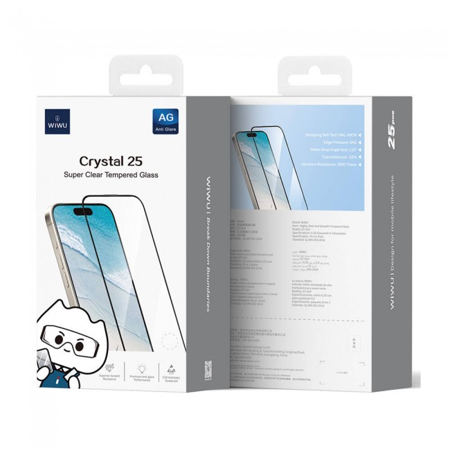 Apple iPhone 16 Wiwu GT-014 Polimer Oleofobik Kaplama Şeffaf Pürüzsüz Temperli Cam Ekran Koruyucu 25'li Paket Apple iPhone 16 Wiwu GT-014 Polimer Oleofobik Kaplama Şeffaf Pürüzsüz Temperli Cam Ekran Koruyucu 25'li Paket