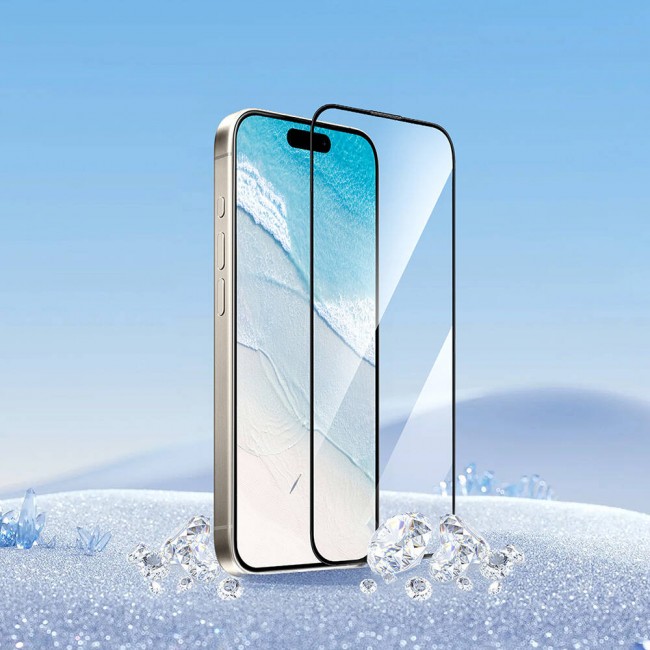 Apple iPhone 16 Wiwu GT-017 Safir Kaplama Çizilmeye Dayanıklı Temperli Cam Ekran Koruyucu Apple iPhone 16 Wiwu GT-017 Safir Kaplama Çizilmeye Dayanıklı Temperli Cam Ekran Koruyucu
