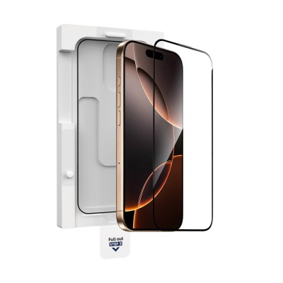 Bal-z Apple iPhone 16 Wiwu GT-020 Titan Guard Serisi Şok Emici Hibrit Polimer HD Şeffaf Ekran Koruyucu Film + Kolay Uygulama Aparatı