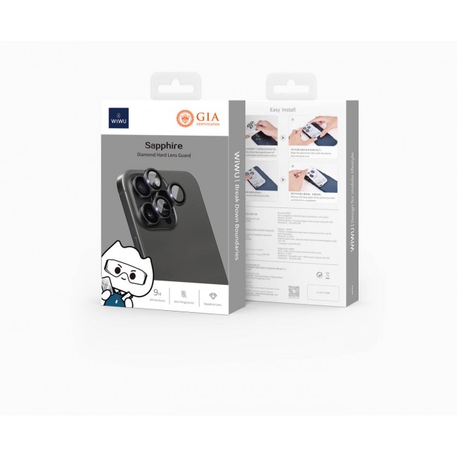 Apple iPhone 16 Wiwu LG-003 Lens Guard Çizilmeye Karşı Dayanıklı Safir Kamera Lens Koruyucu Apple iPhone 16 Wiwu LG-003 Lens Guard Çizilmeye Karşı Dayanıklı Safir Kamera Lens Koruyucu