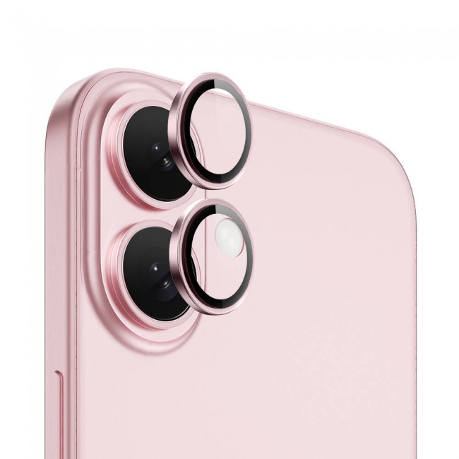 Apple iPhone 16 Wiwu LG-004 PVD Lens Guard Metal Kamera Lens Koruyucu Apple iPhone 16 Wiwu LG-004 PVD Lens Guard Metal Kamera Lens Koruyucu