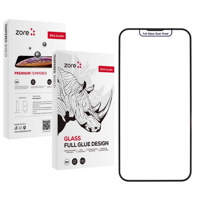 Apple iPhone 16 Zore Rika Premium Temperli Cam Ekran Koruyucu Apple iPhone 16 Zore Rika Premium Temperli Cam Ekran Koruyucu