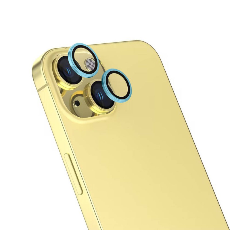 Bal-z Apple iPhone 16  Safir CL-15 Parmak İzi Bırakmayan Anti-Reflective Kamera Lens Koruyucu